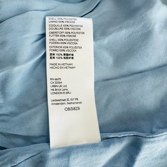 Women’s Skirt Anthropologie Maeve Blue Tulle Skirt Ruffled Midi Skirt - Picture 8 of 8